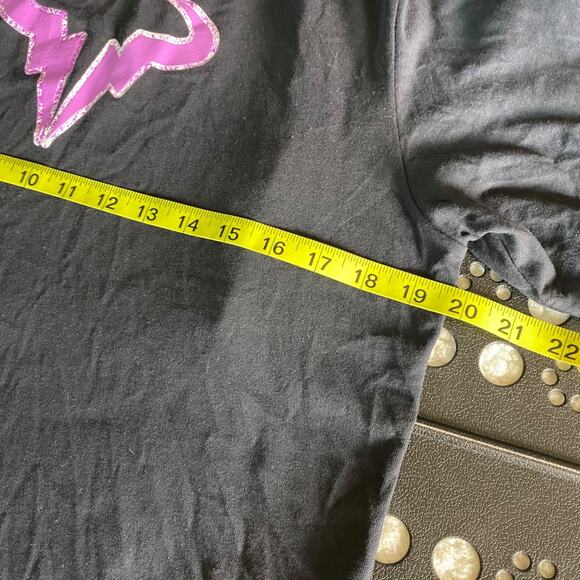 Nike Dri-FIT Rafael Nadal Bull Logo Tee Shirt Black Pink | Size M - Picture 7 of 8